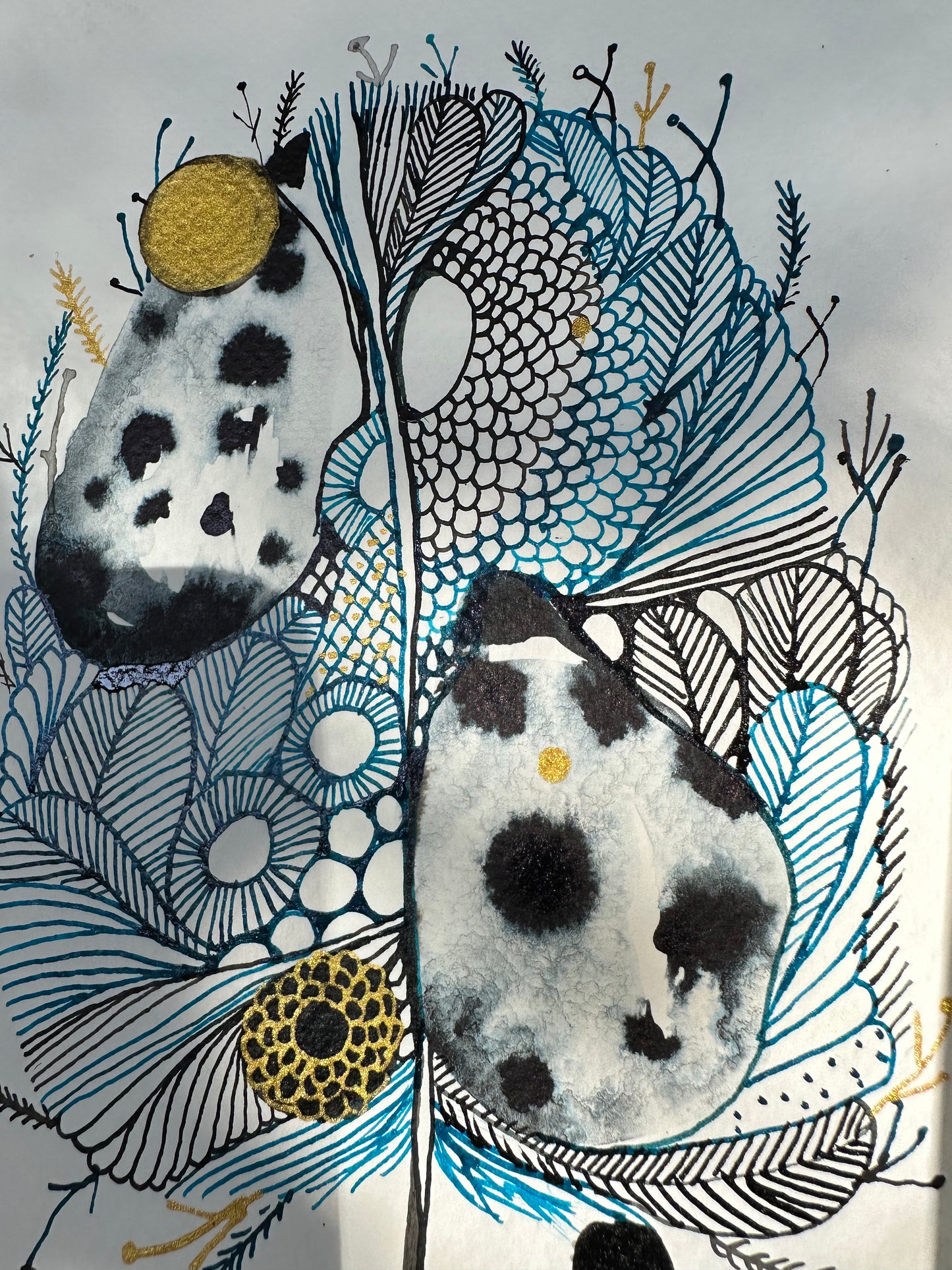 Feather, blues (A5)