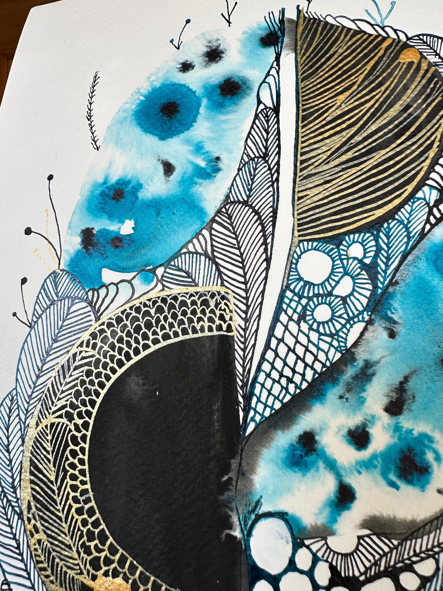 Feather, blues (A4)