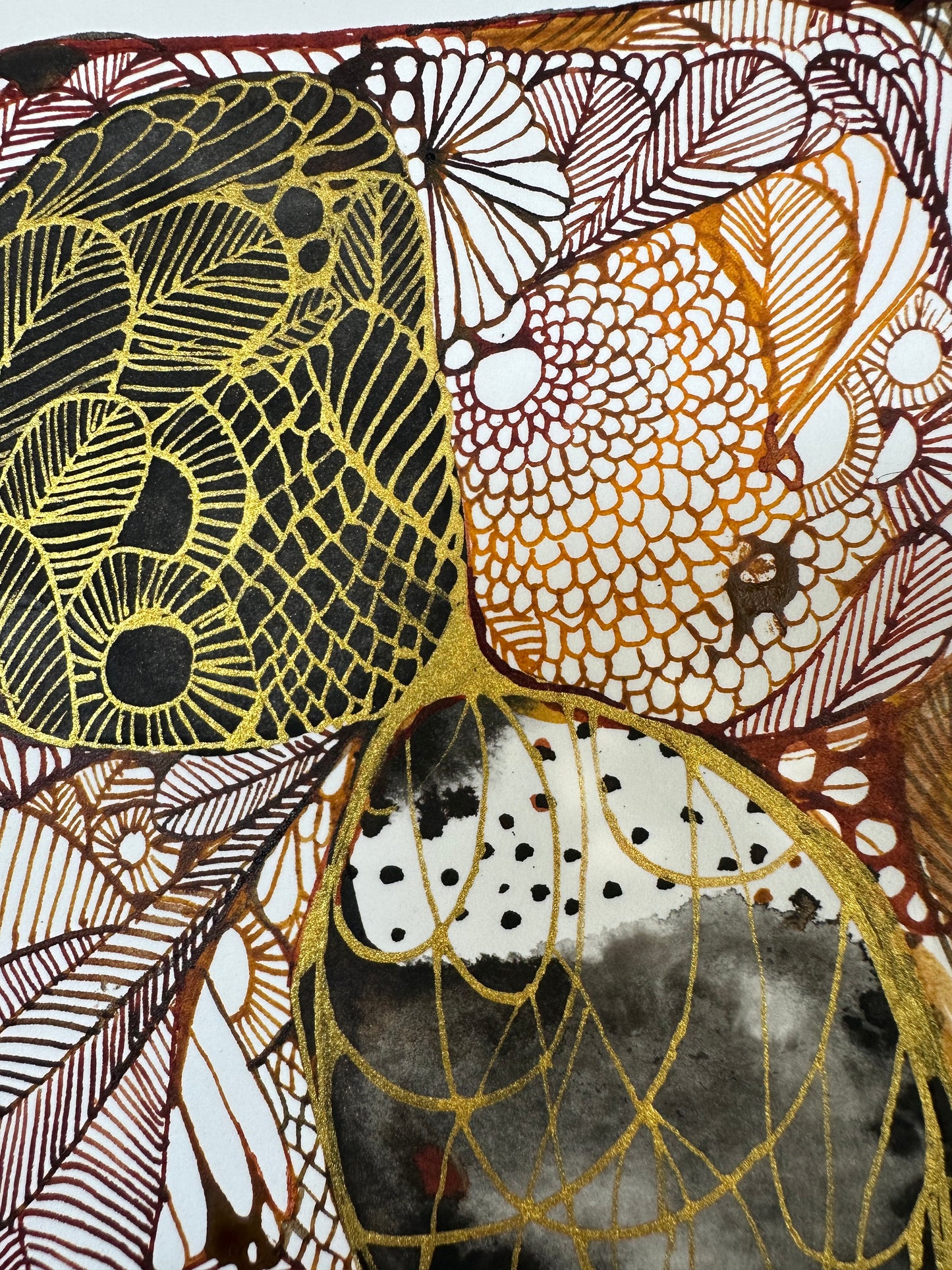 The shallows, red ochre series (A5)