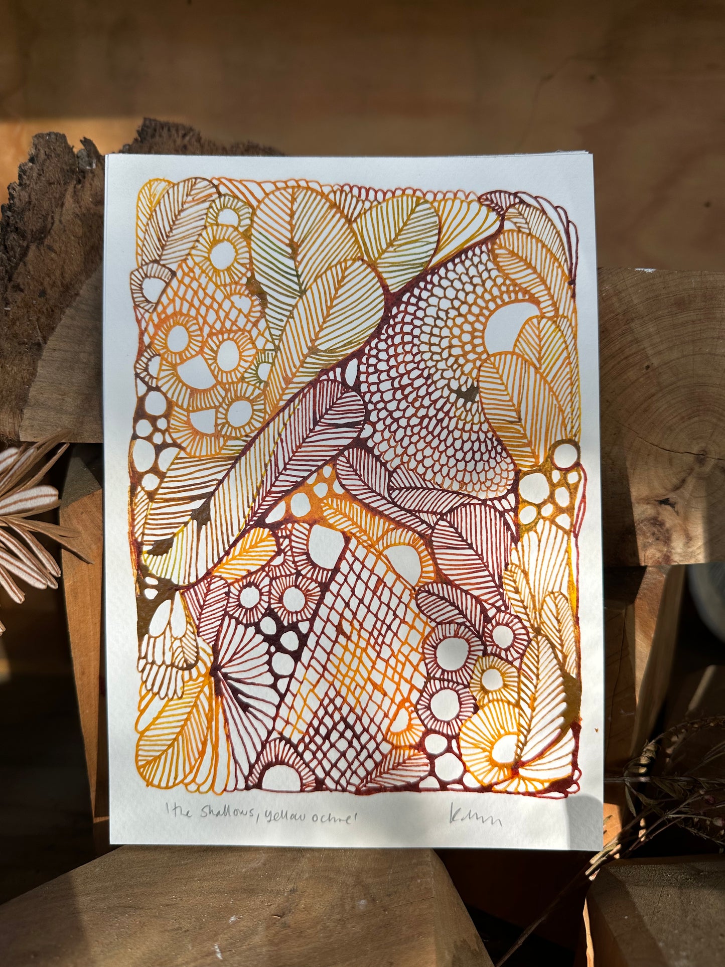 The shallows, yellow ochre (A5)