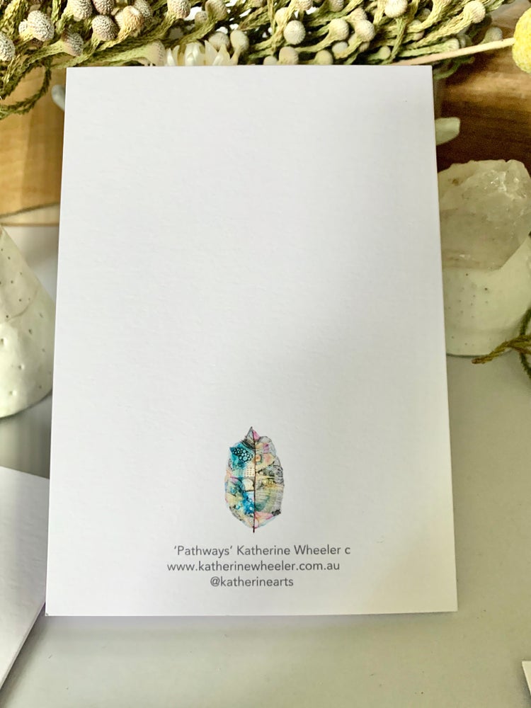 ‘Pathways’ greeting card