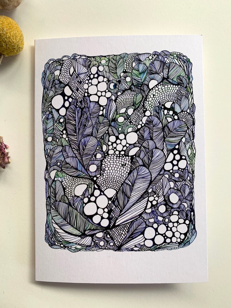 ‘In the shallows’ greeting card
