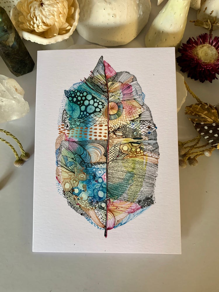 ‘Pathways’ greeting card
