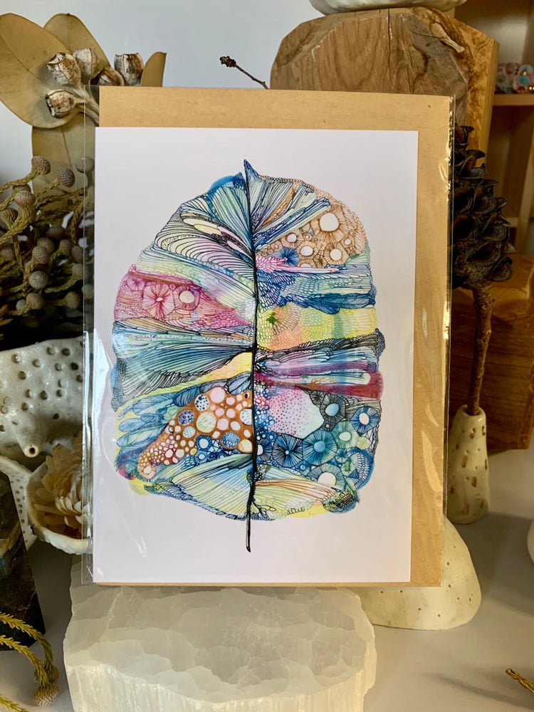 ‘Unfurled’ greeting card