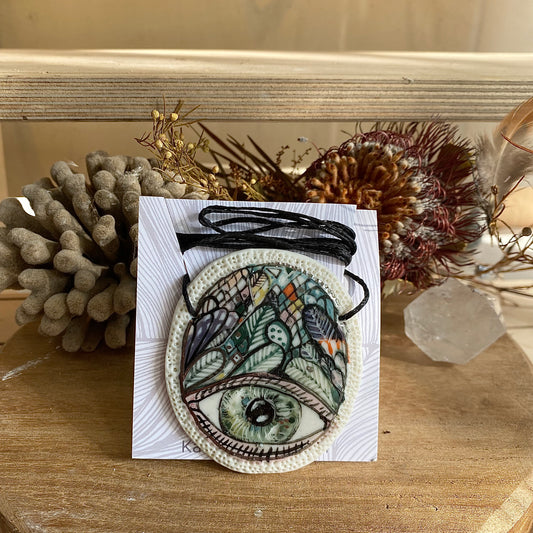 Hand Painted ‘Protective Eye’ Pendant