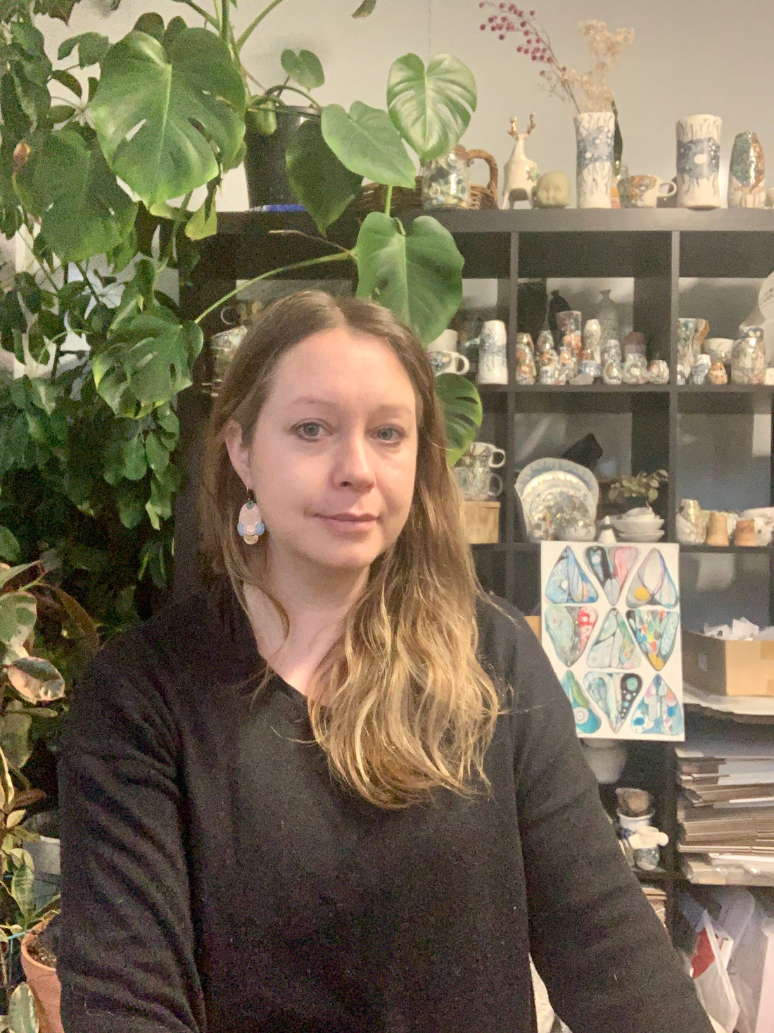 Behind the ceramics studio- Katherine Wheeler