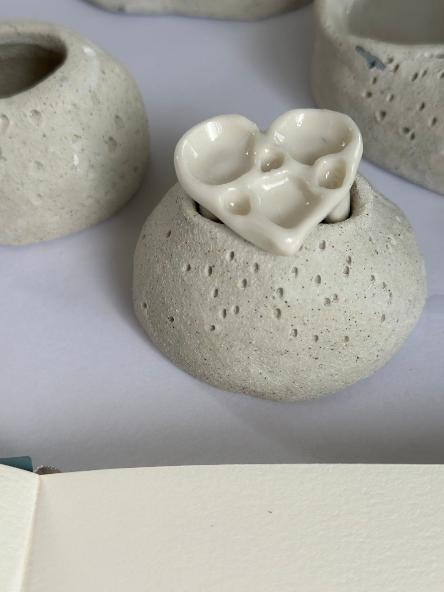 Heart Paint Palette Porcelain Ring #2