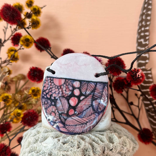 Hand Painted Colourful Pendant