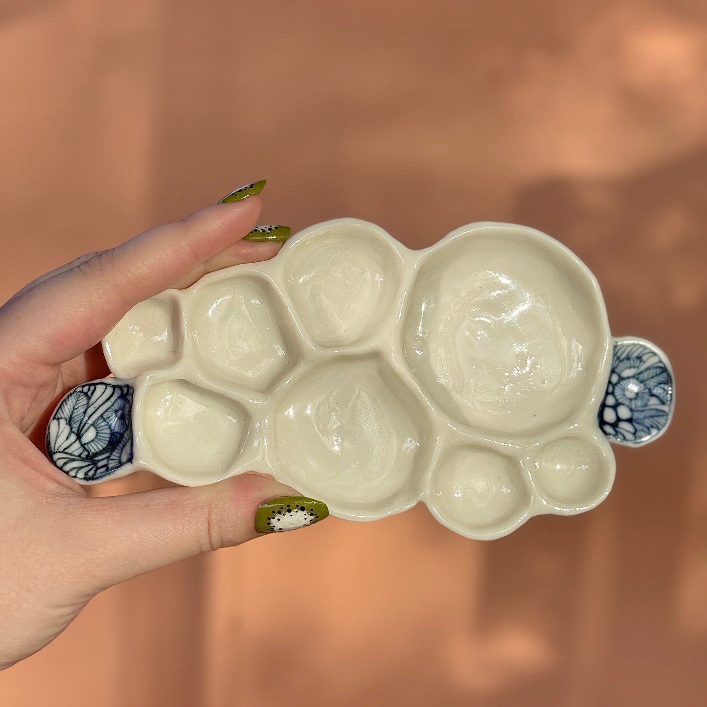 Hand Painted Trinket Dish / Jewellery Display/ Palette