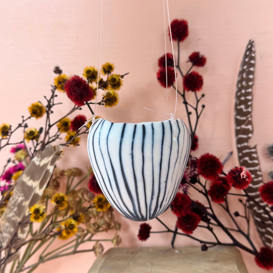 Porcelain Hanging Pod Vase
