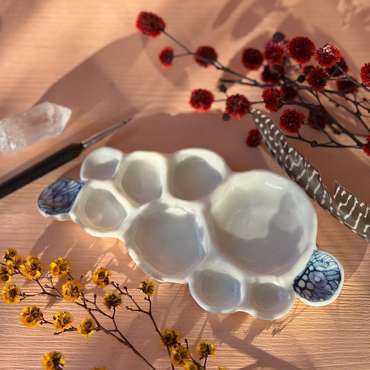 Hand Painted Trinket Dish / Jewellery Display/ Palette