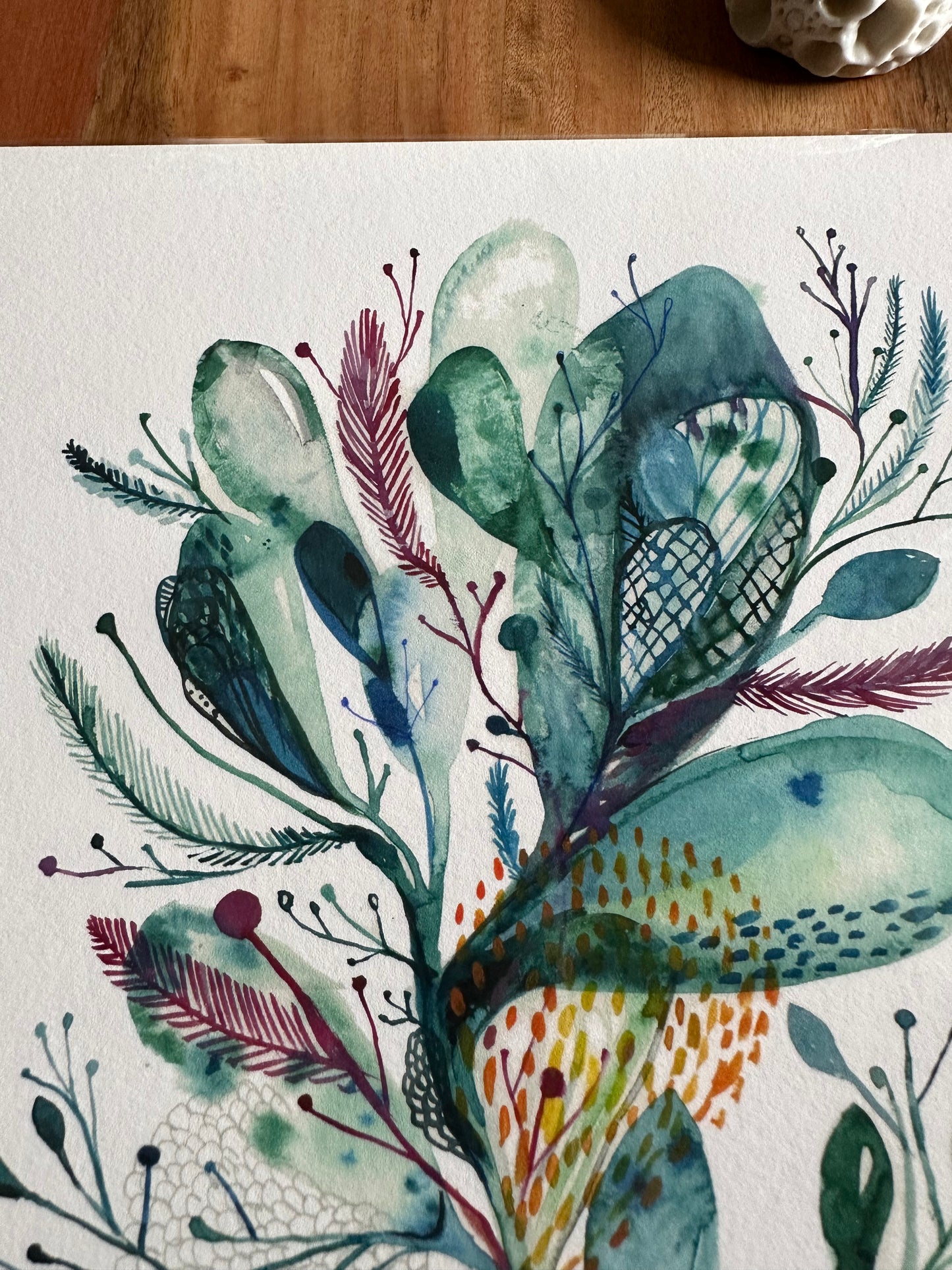 ‘Seaweed’ giclee print in A3, A4 or a5