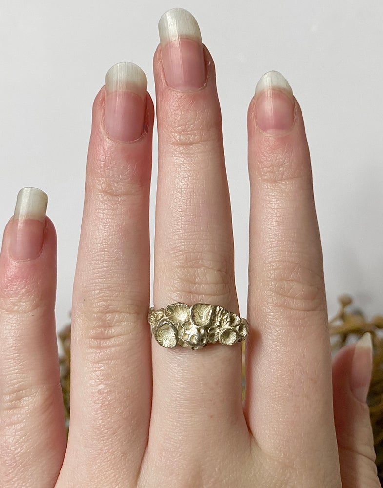 Sterling Silver “Rock Coral” Ring #10