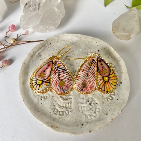 Porcelain ‘Wings’ Earrings